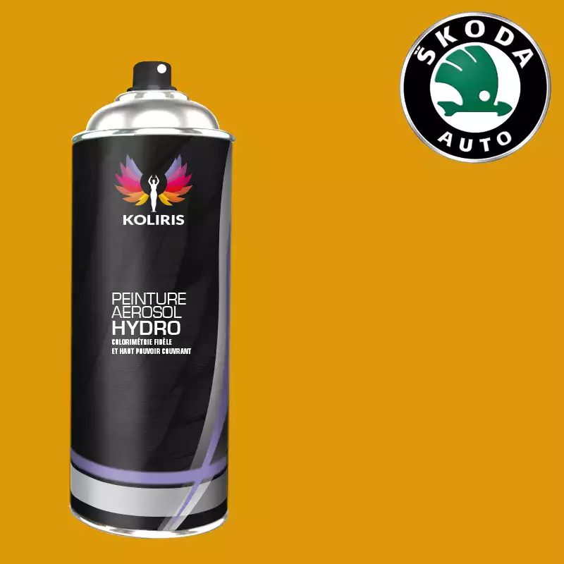 Bombe de peinture voiture hydro Skoda 400ml