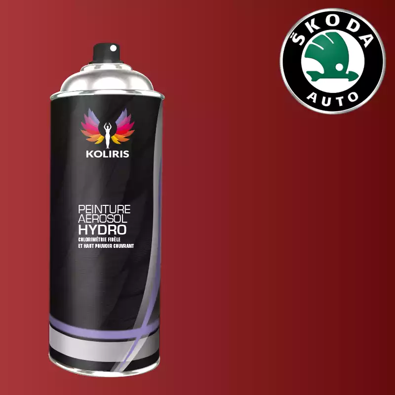 Bombe de peinture voiture hydro Skoda 400ml