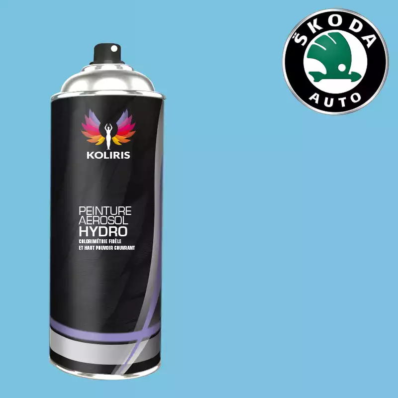 Bombe de peinture voiture hydro Skoda 400ml