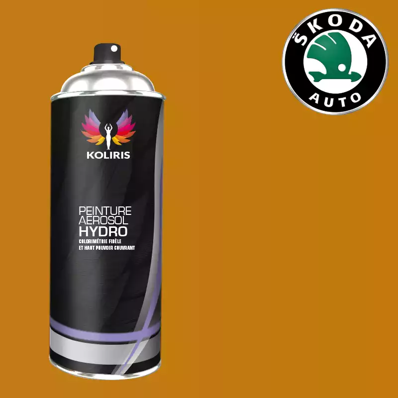 Bombe de peinture voiture hydro Skoda 400ml