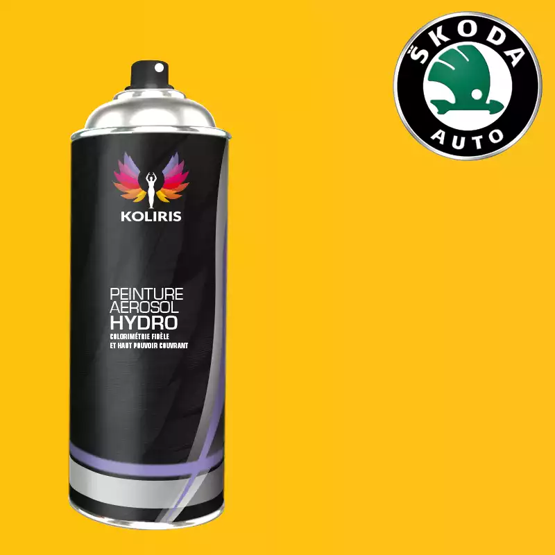 Bombe de peinture voiture hydro Skoda 400ml