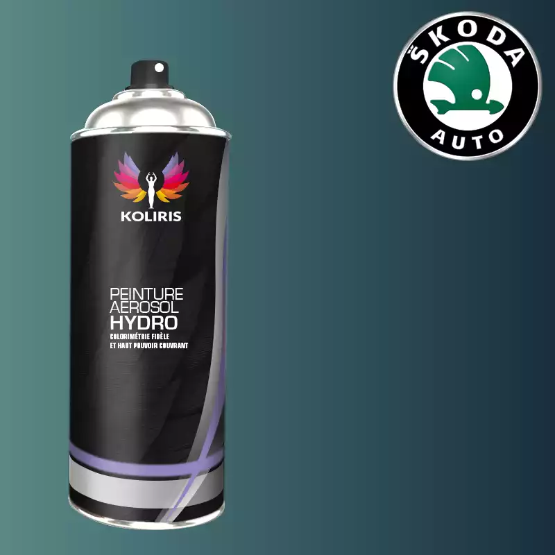 Bombe de peinture voiture hydro Skoda 400ml