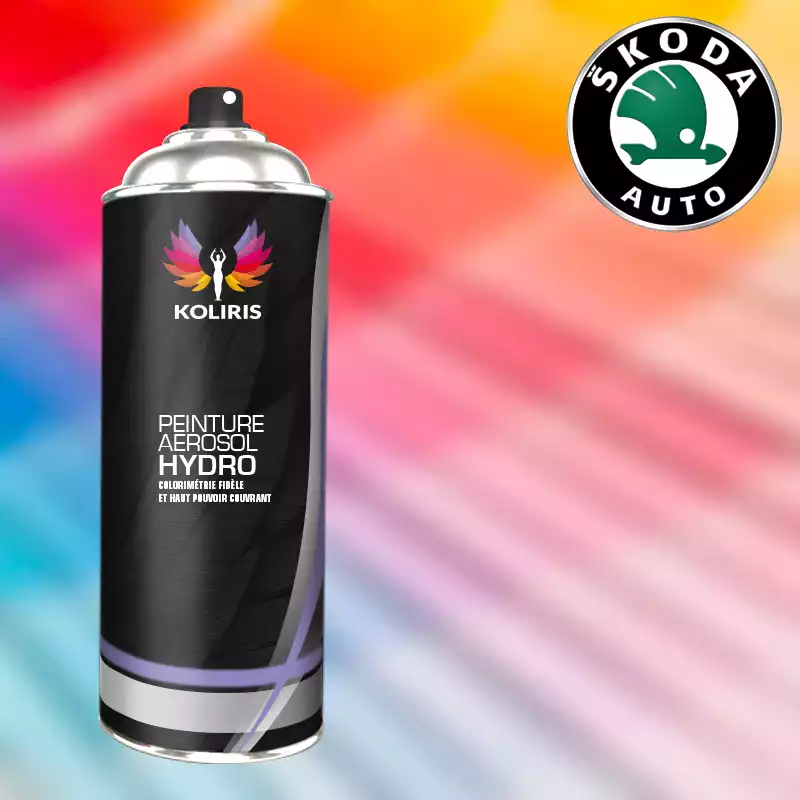 Bombe de peinture voiture hydro Skoda 400ml