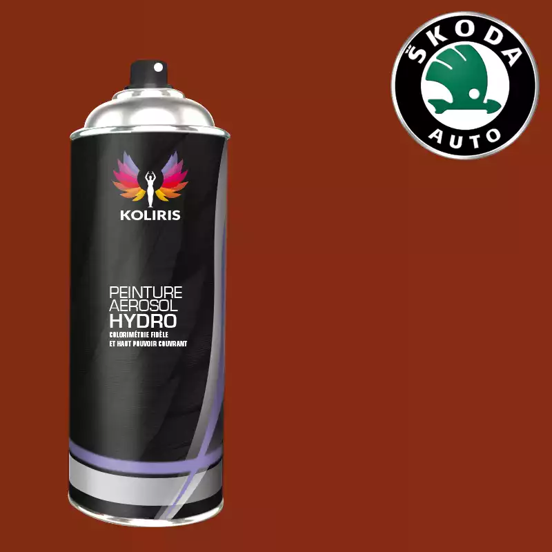 Bombe de peinture voiture hydro Skoda 400ml