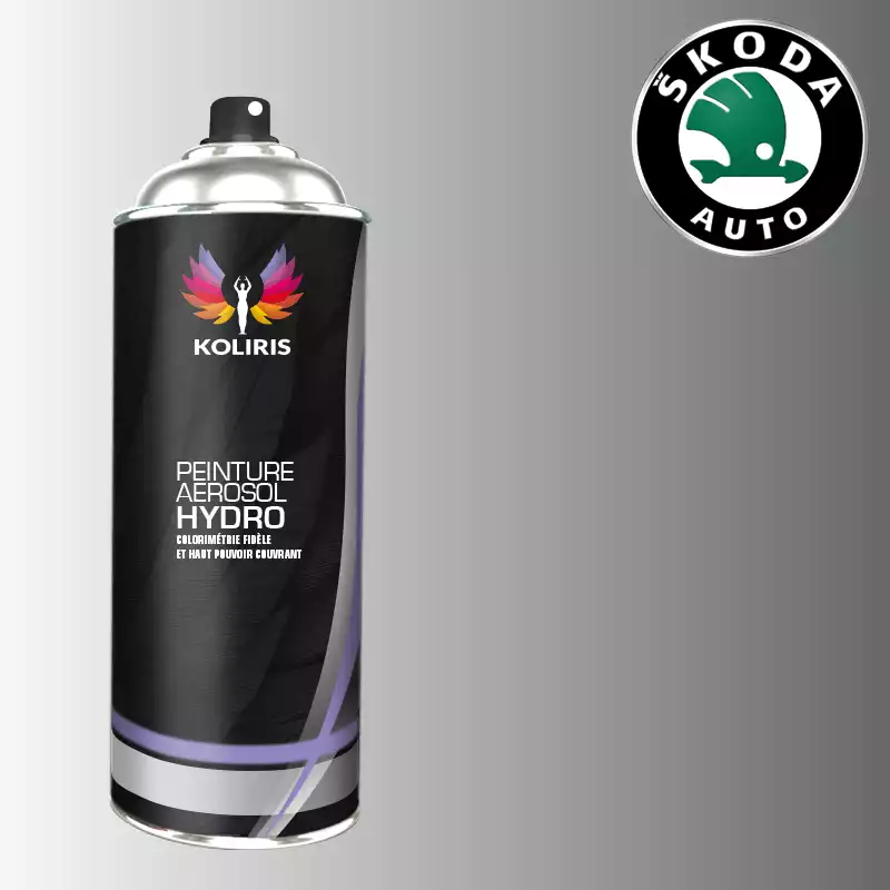 Bombe de peinture voiture hydro Skoda 400ml