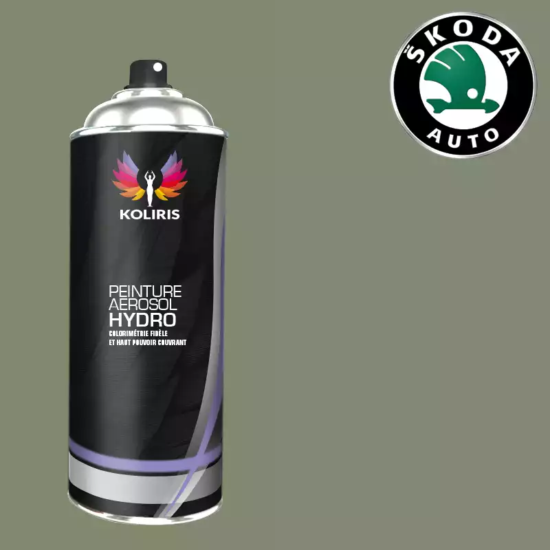 Bombe de peinture voiture hydro Skoda 400ml