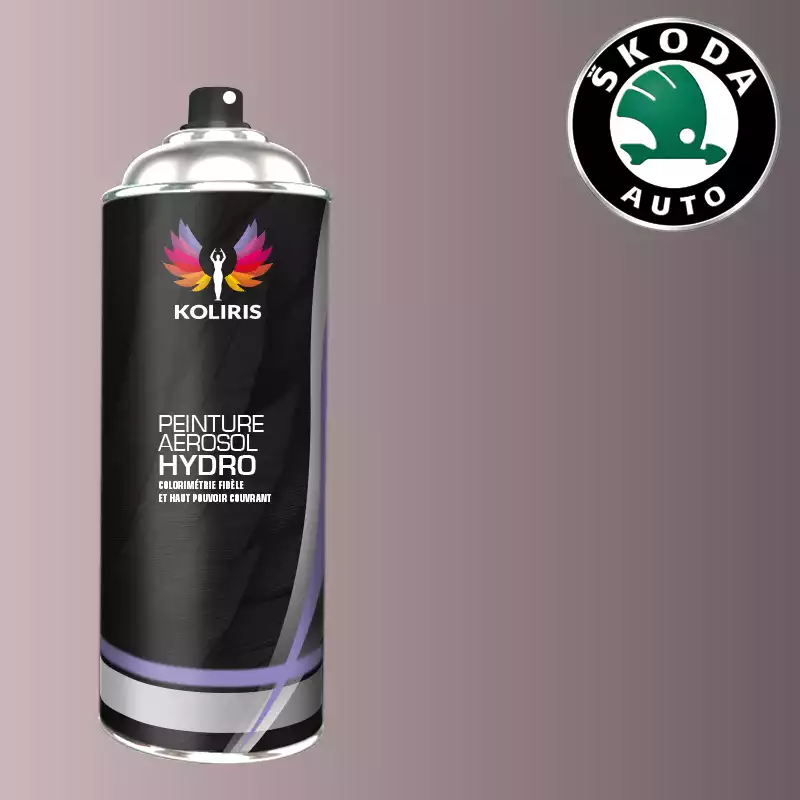 Bombe de peinture voiture hydro Skoda 400ml