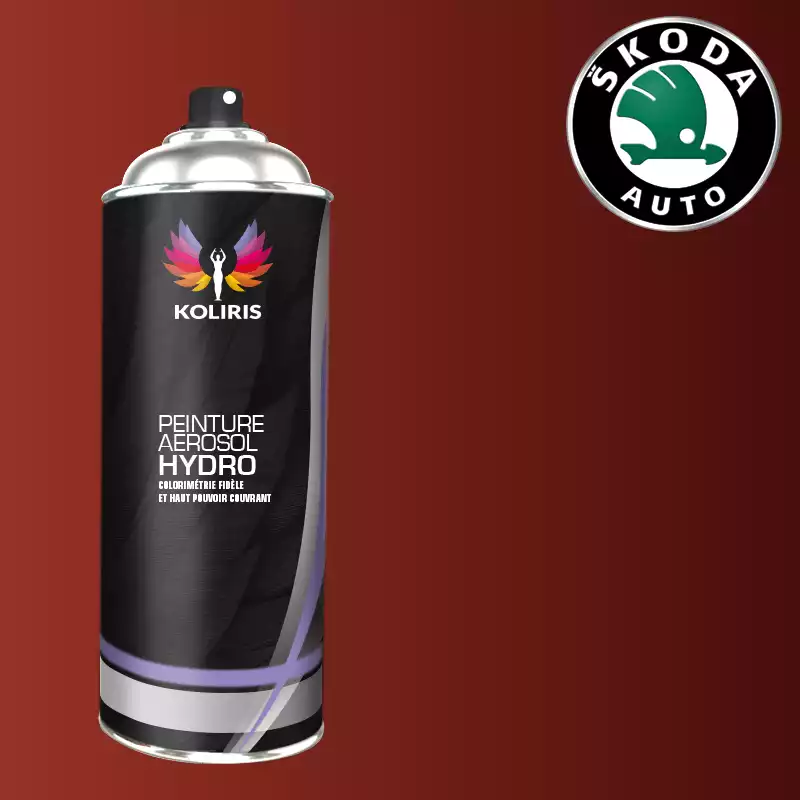 Bombe de peinture voiture hydro Skoda 400ml