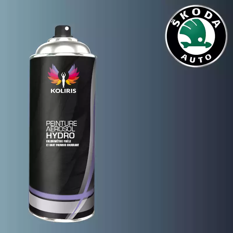 Bombe de peinture voiture hydro Skoda 400ml