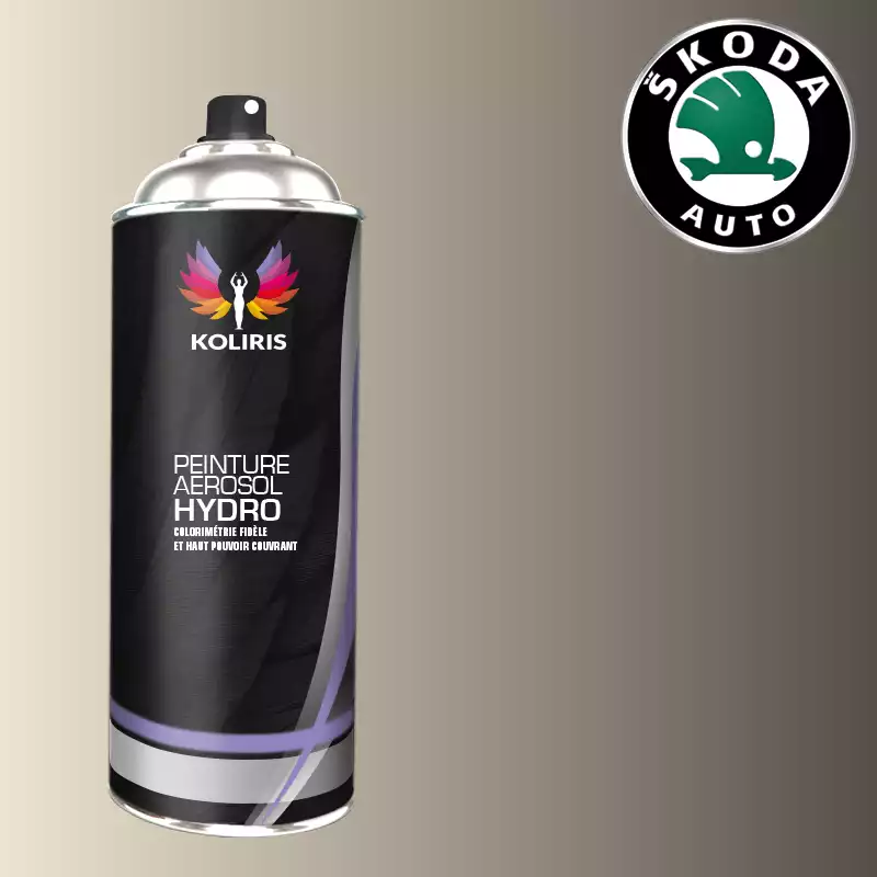 Bombe de peinture voiture hydro Skoda 400ml