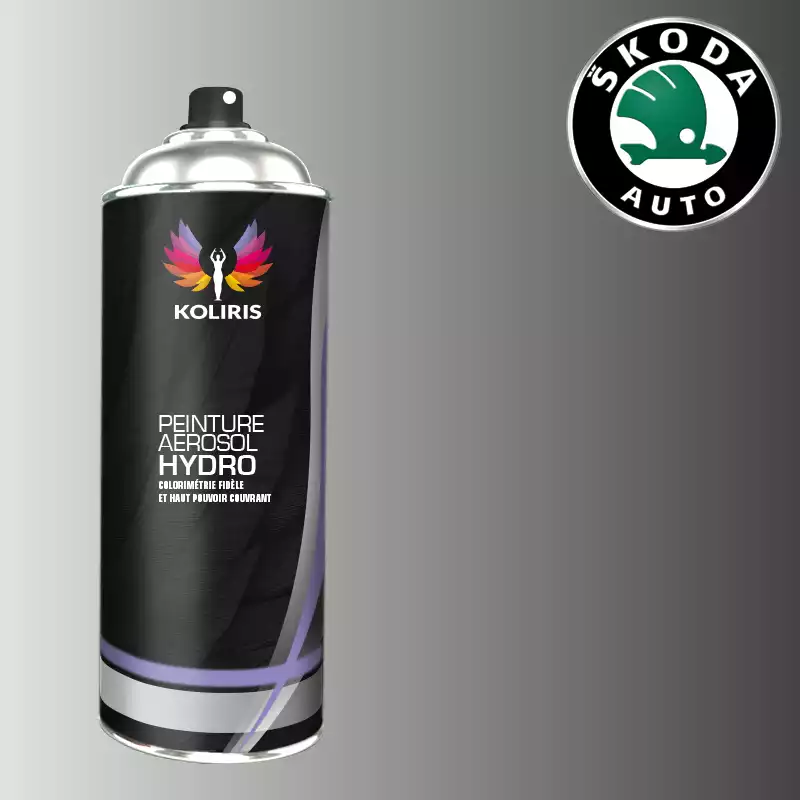 Bombe de peinture voiture hydro Skoda 400ml