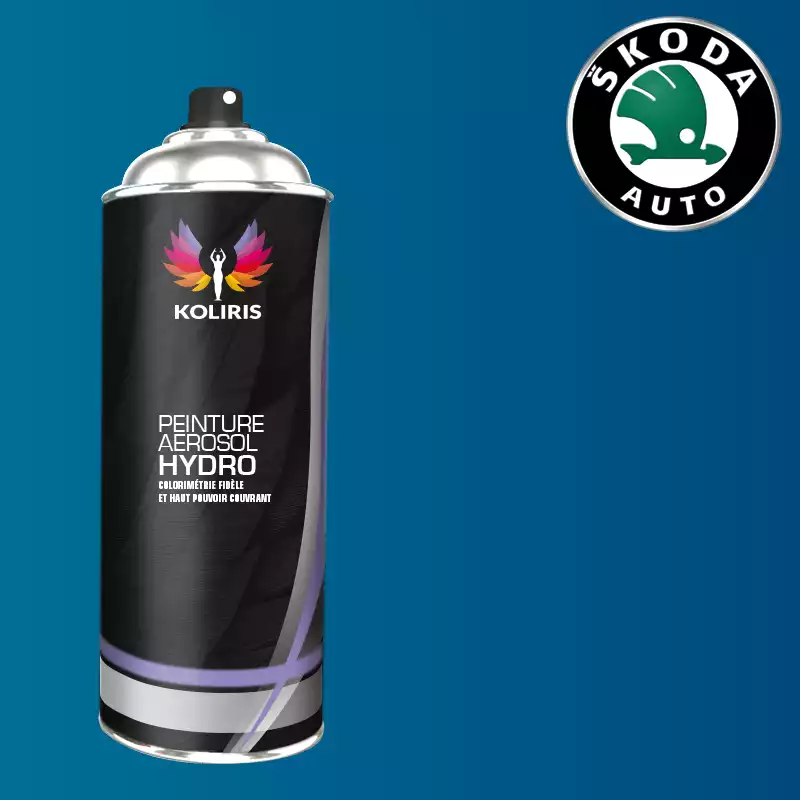 Bombe de peinture voiture hydro Skoda 400ml