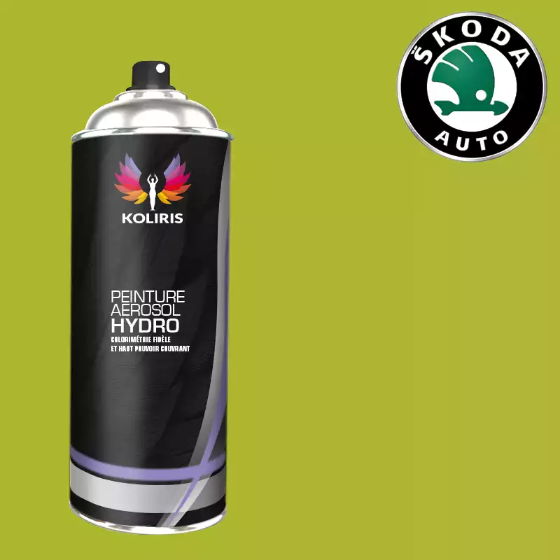 Bombe de peinture voiture hydro Skoda 400ml