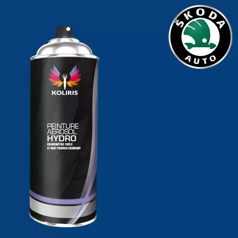 Bombe de peinture voiture hydro Skoda 400ml