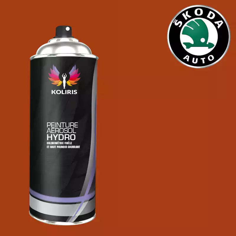 Bombe de peinture voiture hydro Skoda 400ml