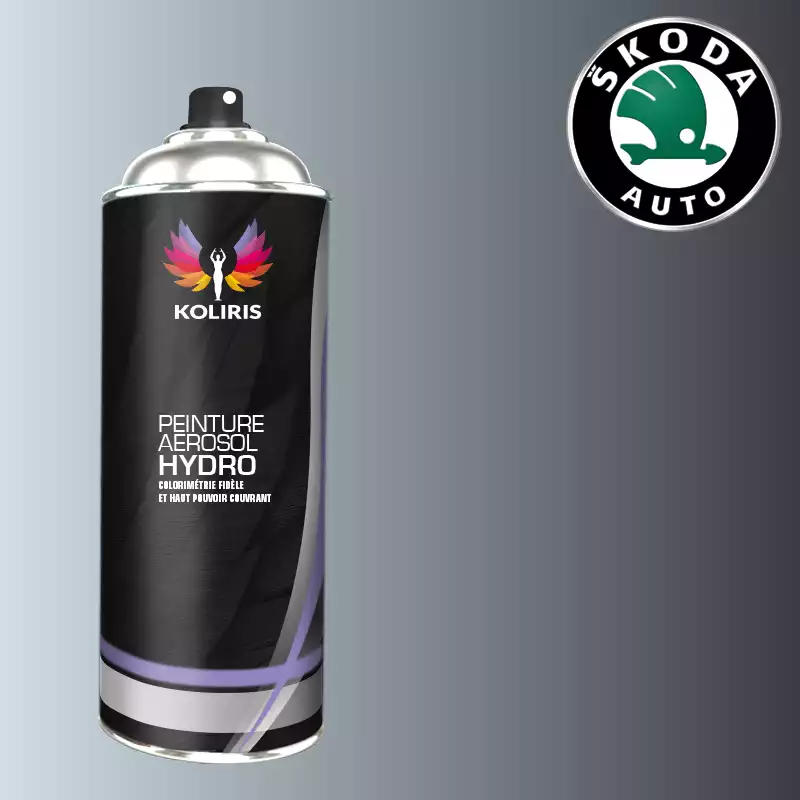 Bombe de peinture voiture hydro Skoda 400ml