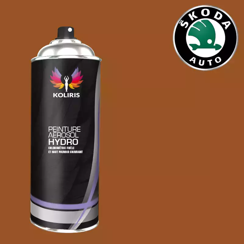 Bombe de peinture voiture hydro Skoda 400ml