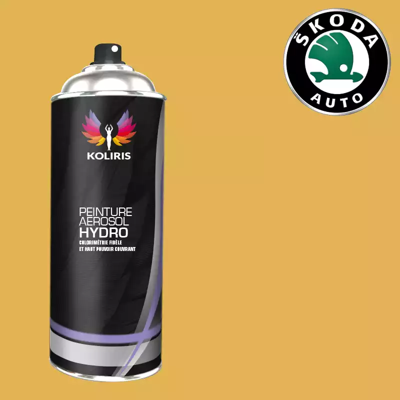 Bombe de peinture voiture hydro Skoda 400ml