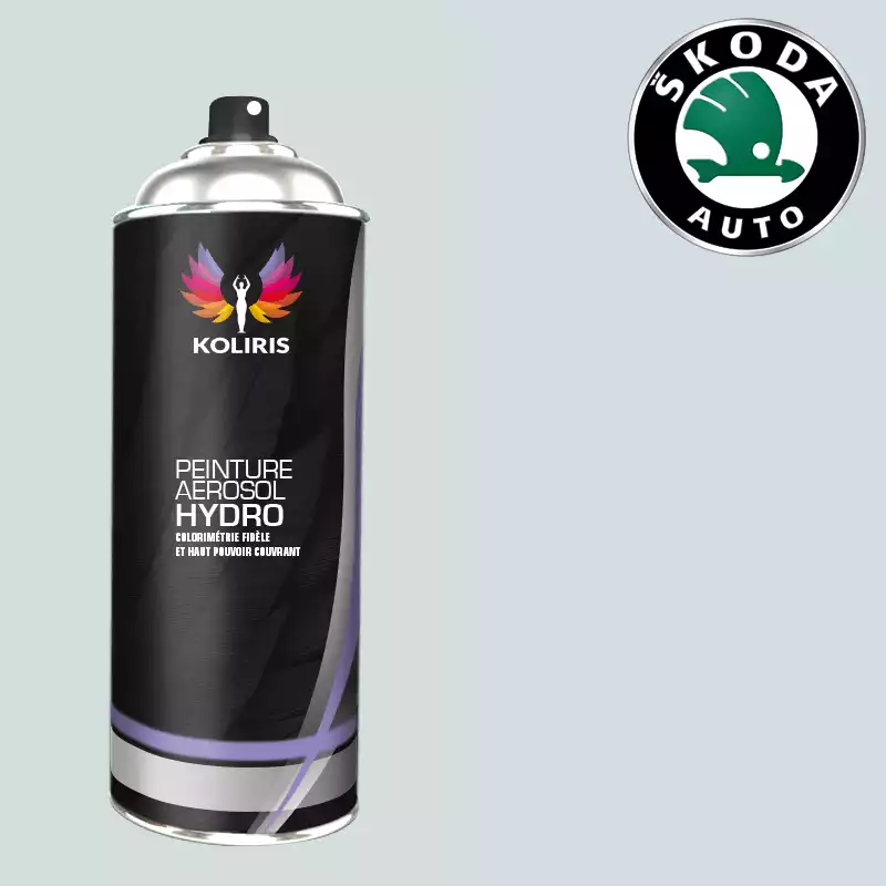 Bombe de peinture voiture hydro Skoda 400ml