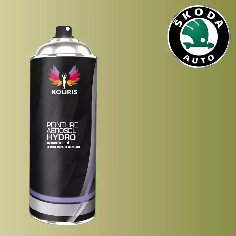 Bombe de peinture voiture hydro Skoda 400ml