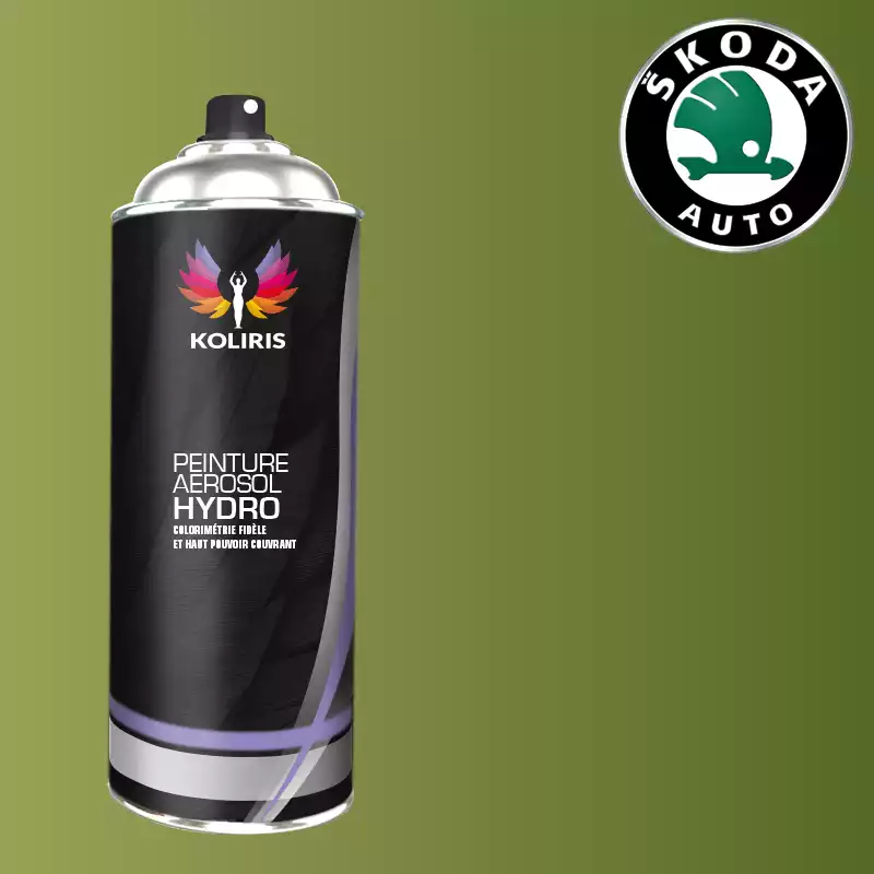 Bombe de peinture voiture hydro Skoda 400ml