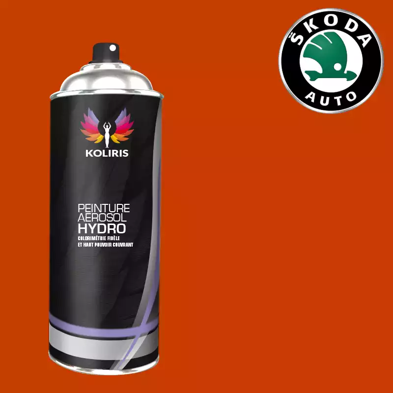 Bombe de peinture voiture hydro Skoda 400ml