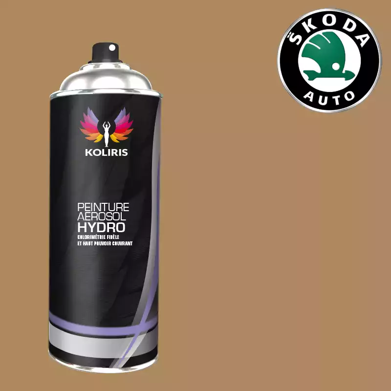 Bombe de peinture voiture hydro Skoda 400ml