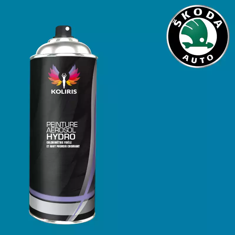 Bombe de peinture voiture hydro Skoda 400ml