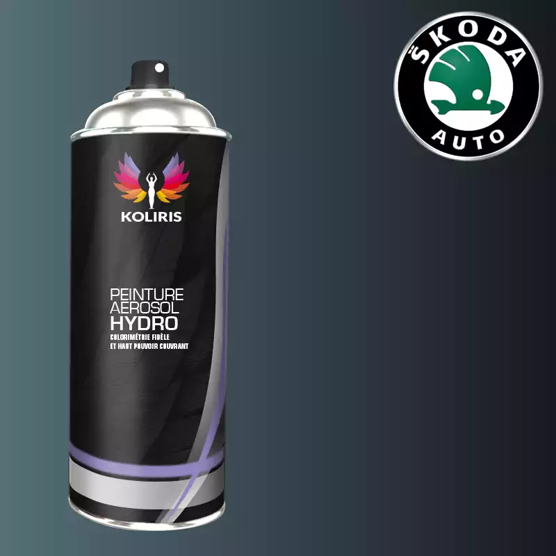 Bombe de peinture voiture hydro Skoda 400ml