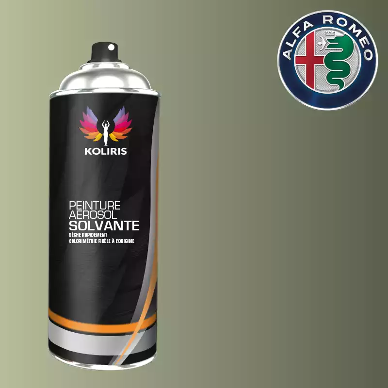 Bombe de peinture voiture solvant Alfa Romeo 400ml