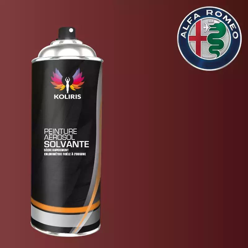 Bombe de peinture voiture solvant Alfa Romeo 400ml