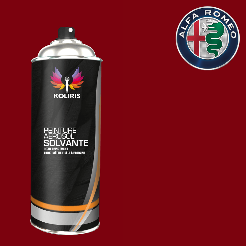 Bombe de peinture voiture solvant Alfa Romeo 400ml