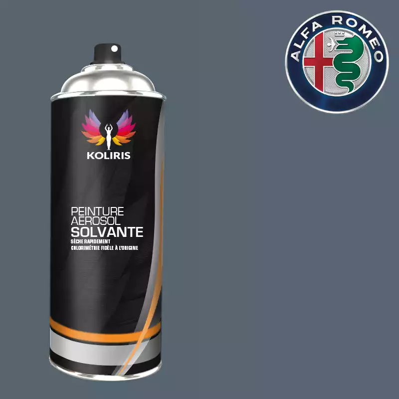 Bombe de peinture voiture solvant Alfa Romeo 400ml