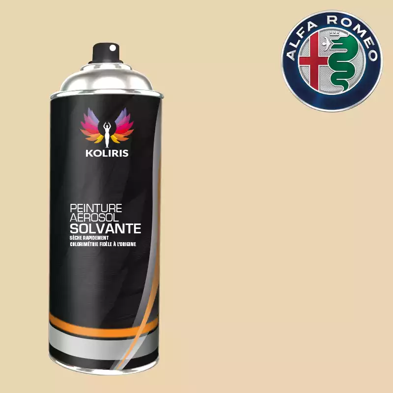 Bombe de peinture voiture solvant Alfa Romeo 400ml