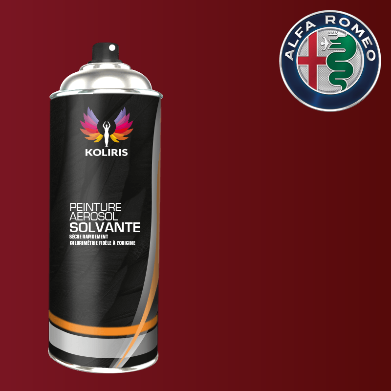 Bombe de peinture voiture solvant Alfa Romeo 400ml