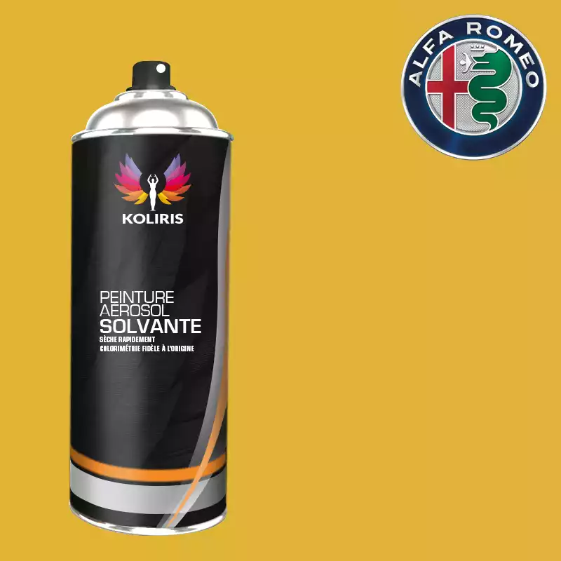 Bombe de peinture voiture solvant Alfa Romeo 400ml