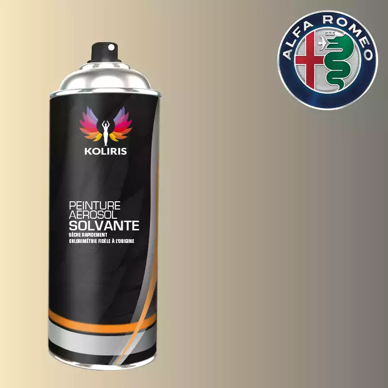 Bombe de peinture voiture solvant Alfa Romeo 400ml