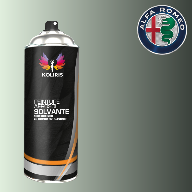 Bombe de peinture voiture solvant Alfa Romeo 400ml