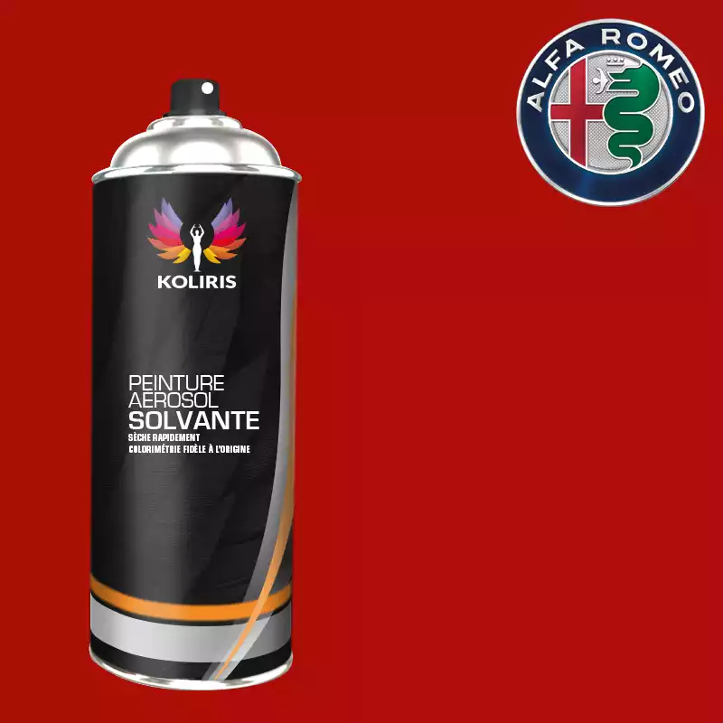 Bombe de peinture voiture solvant Alfa Romeo 400ml