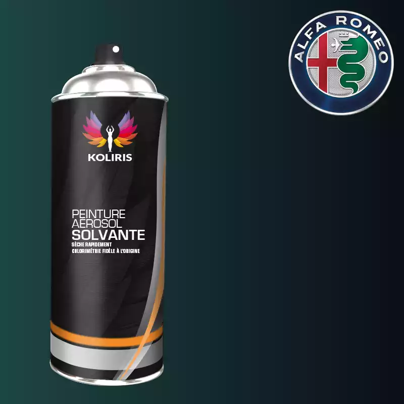 Bombe de peinture voiture solvant Alfa Romeo 400ml