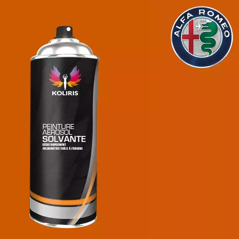 Bombe de peinture voiture solvant Alfa Romeo 400ml