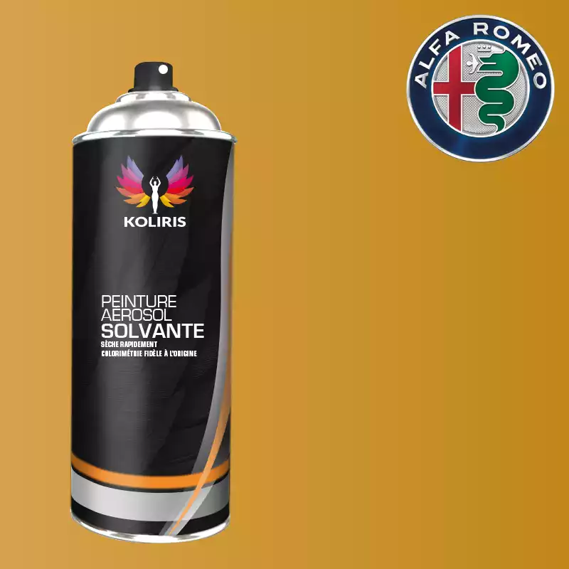 Bombe de peinture voiture solvant Alfa Romeo 400ml