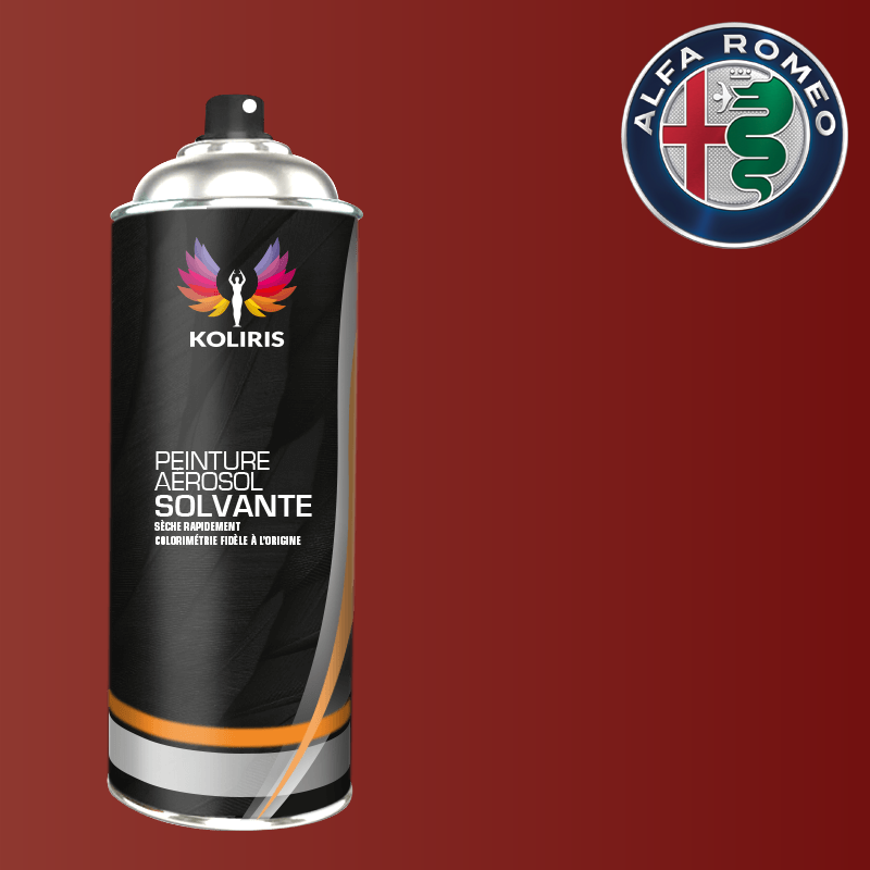 Bombe de peinture voiture solvant Alfa Romeo 400ml