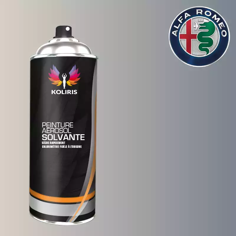 Bombe de peinture voiture solvant Alfa Romeo 400ml