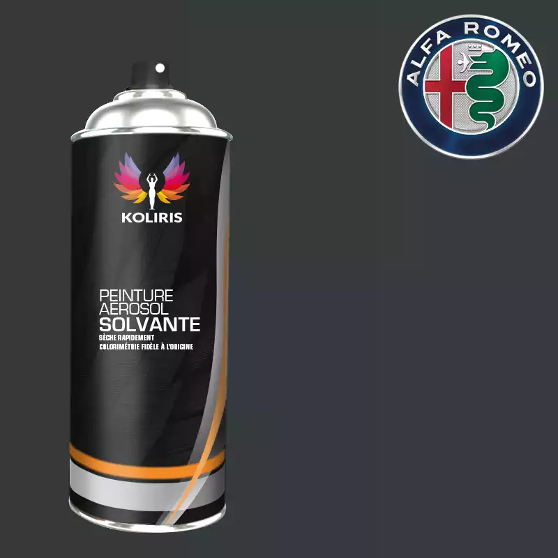 Bombe de peinture voiture solvant Alfa Romeo 400ml