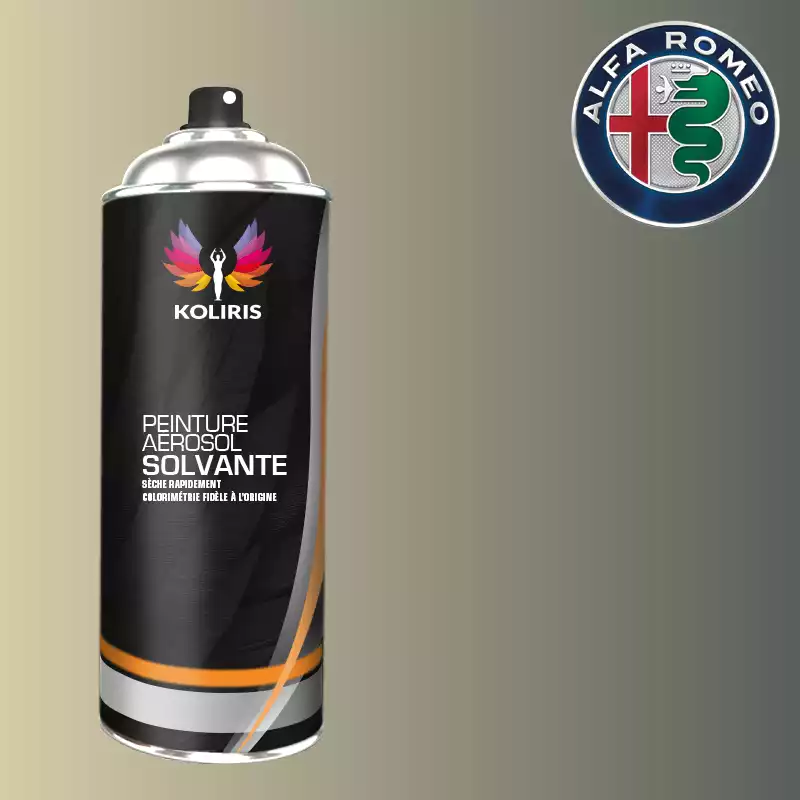 Bombe de peinture voiture solvant Alfa Romeo 400ml