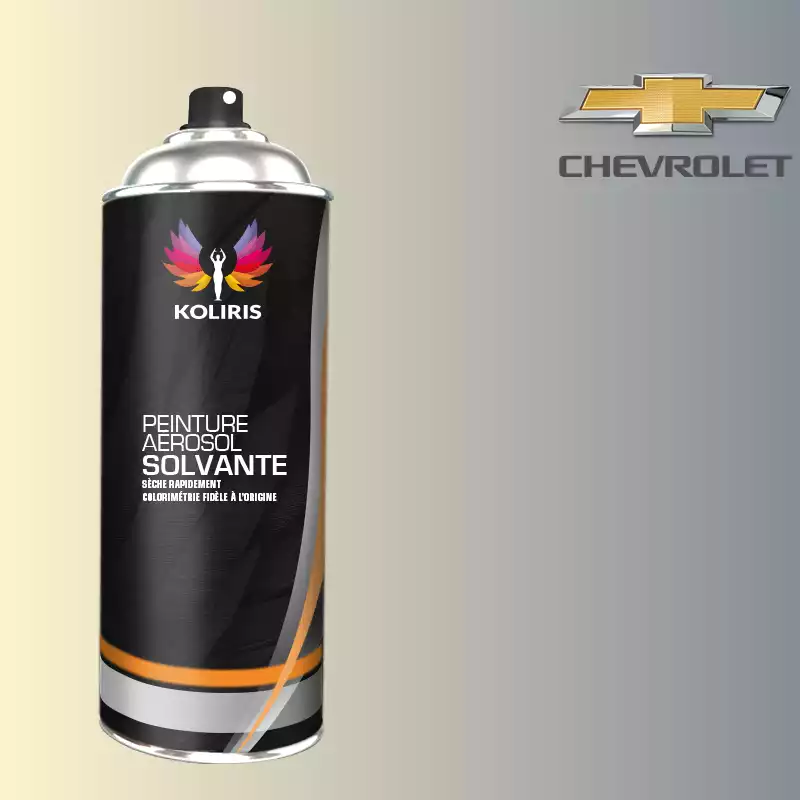 Bombe de peinture voiture solvant Chevrolet 400ml