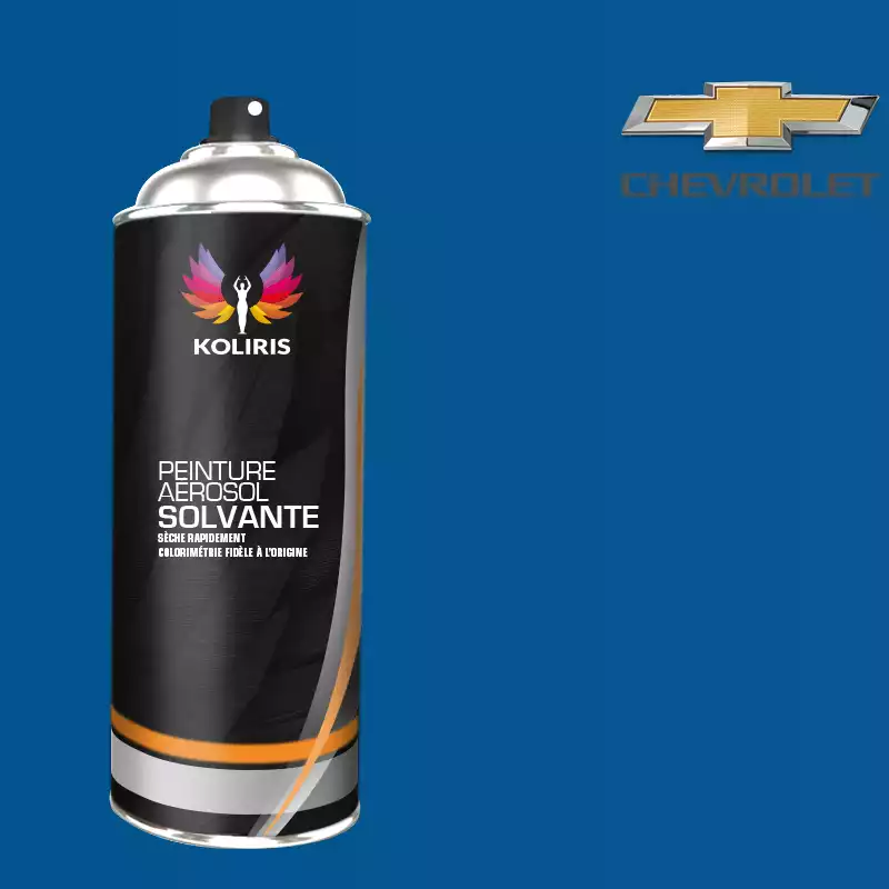 Bombe de peinture voiture solvant Chevrolet 400ml