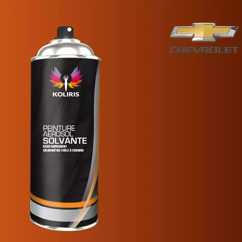 Bombe de peinture voiture solvant Chevrolet 400ml