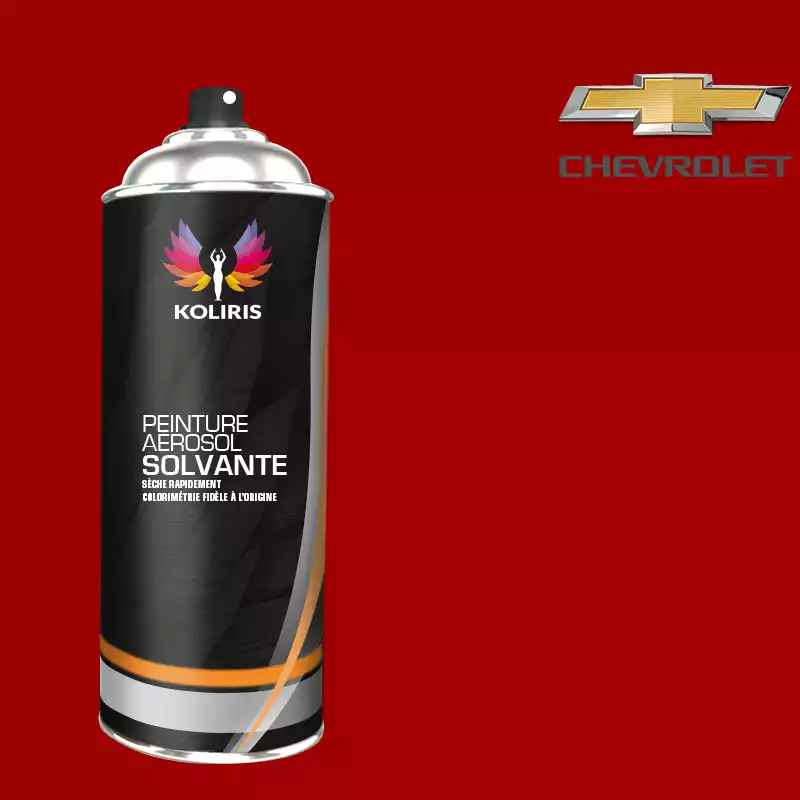 Bombe de peinture voiture solvant Chevrolet 400ml